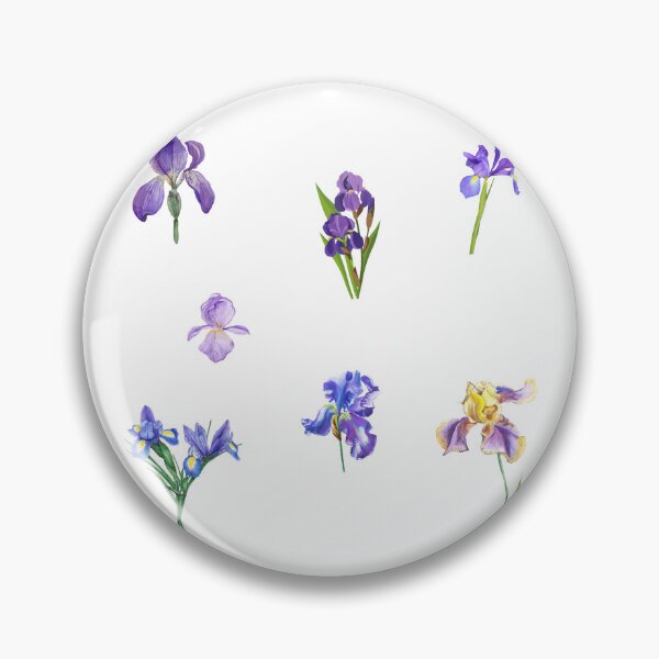 Item preview, Mixed Blue and Purple Iris Flowers designed and sold by silviaol.