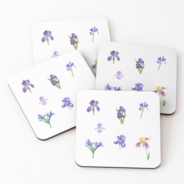 Item preview, Mixed Blue and Purple Iris Flowers designed and sold by silviaol.