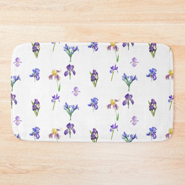 Item preview, Mixed Blue and Purple Iris Flowers designed and sold by silviaol.