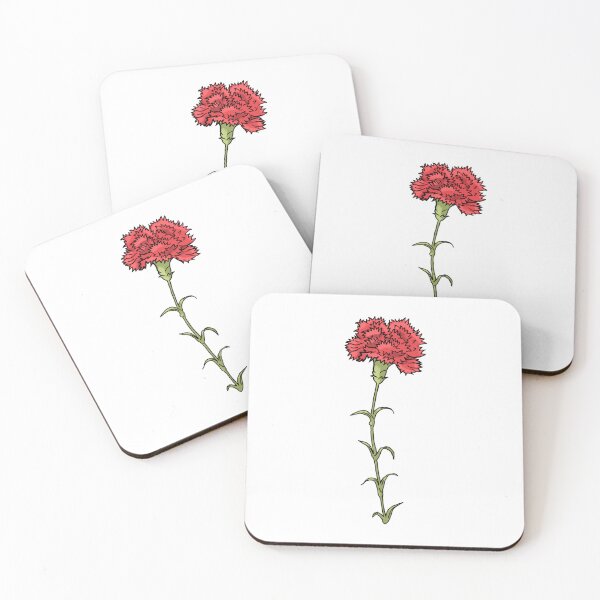 Item preview, January Birth Month Flower Сarnation Design designed and sold by Digi Artworks Store.