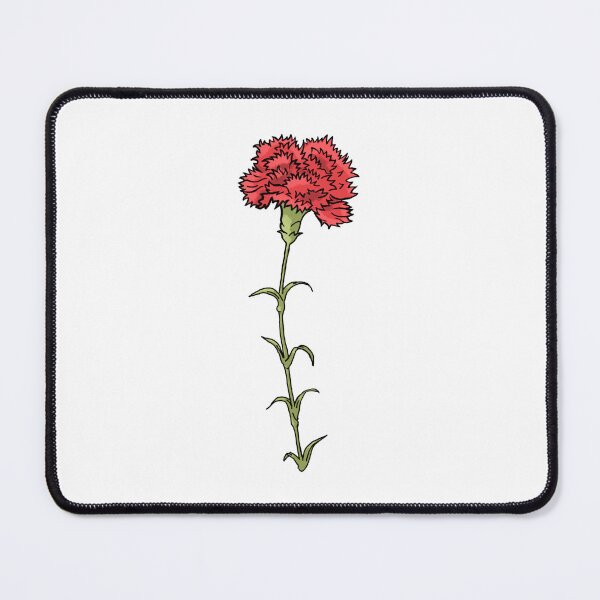 Item preview, January Birth Month Flower Сarnation Design designed and sold by Digi Artworks Store.