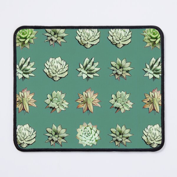Item preview, Succulents grid repeating pattern designed and sold by StoneyPhenix.