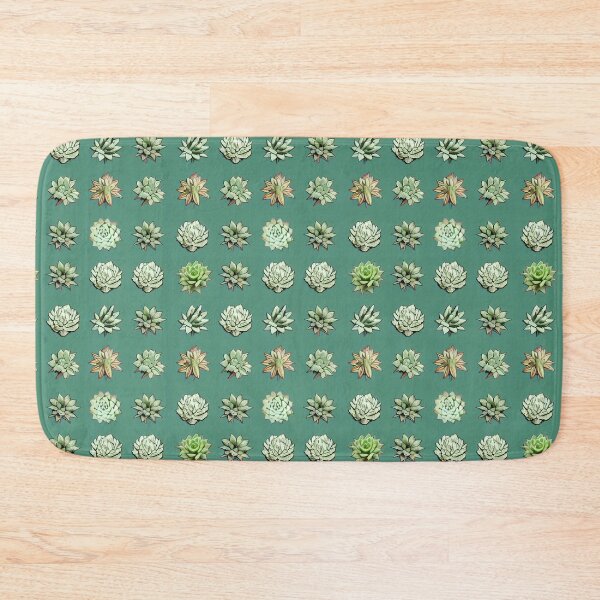 Item preview,  Succulents grid repeating pattern  designed and sold by StoneyPhenix.