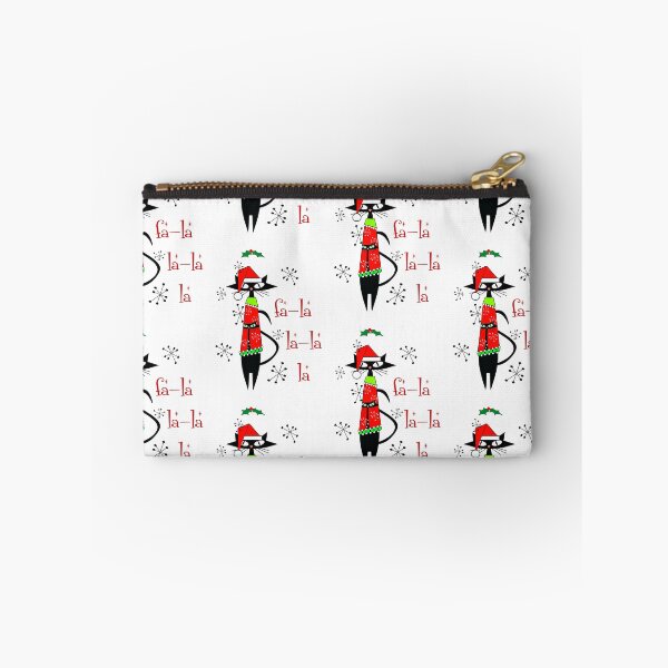 Item preview, MCM Mid Century Atomic Christmas Cat in his Christmas Cat sweater- cat lover gift designed and sold by BossAtomic.