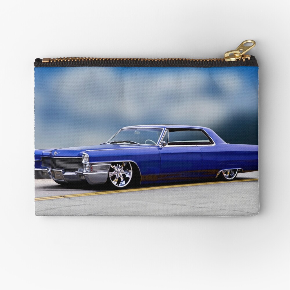 1966 cadillac custom coupe deville i zipper pouch by davekoontz redbubble 1966 cadillac custom coupe deville i zipper pouch by davekoontz redbubble