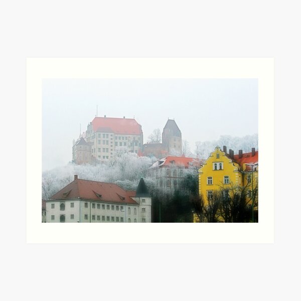 The old town of Landshut in Bavaria, Germany Art Print
