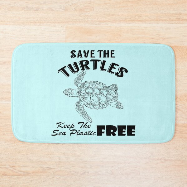 Item preview,    Save the turtles keep the sea plastic free shirts, Save the turtles keep the sea plastic free masks, Save the turtles keep the sea plastic free stickers  designed and sold by Poussyarts.