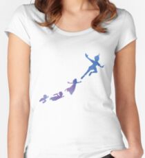 Peter Pan silhouettes Fitted Scoop T-Shirt