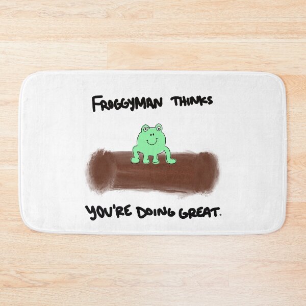 Item preview, “Froggyman Thinks You’re Doing Great.” designed and sold by myyoongiverse.