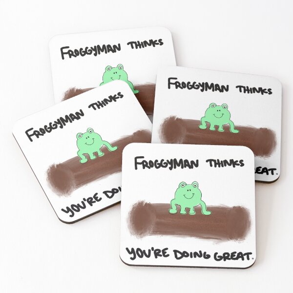 Item preview, “Froggyman Thinks You’re Doing Great.” designed and sold by myyoongiverse.