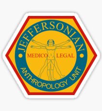 Jeffersonian Logo- Bones TV Show Sticker