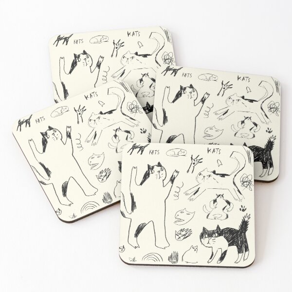 Item preview, Hand drawn cat doodles  designed and sold by siryutafsumu.