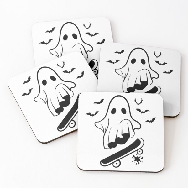 Item preview, Ghost Skateboard Funny Halloween Costume Funny Skateboarding designed and sold by Jackwidforss.