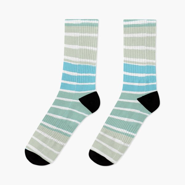 Item preview, Light Blue Green Stripes designed and sold by CONTRAPINK.