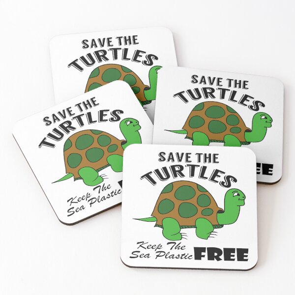 Item preview,  Save the turtles keep the sea plastic free shirts, Save the turtles keep the sea plastic free masks, Save the turtles keep the sea plastic free stickers  designed and sold by Poussyarts.