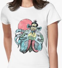 Es ist alles in den Reflexen Tailliertes T-Shirt für Frauen