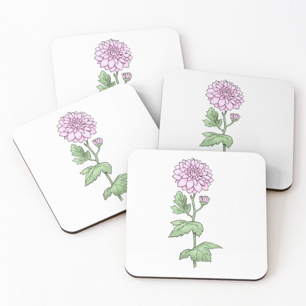 Item preview, Pink Chrysanthemum Flower - Birth Month Flower  designed and sold by Digi Artworks Store.