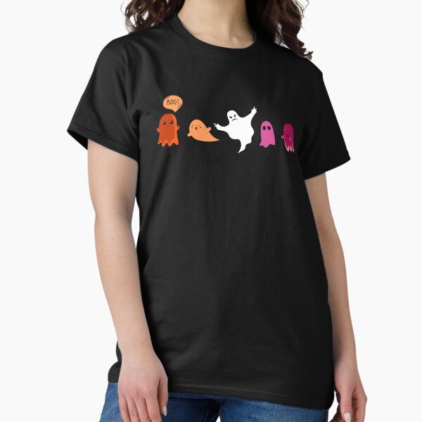 Item preview, Cute Halloween Ghosts. Lesbian Pride designed and sold by Subtle Pride Shop.