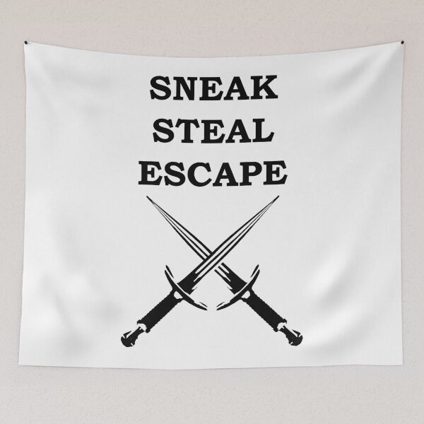 Item preview, SNEAK STEAL ESCAPE ROGUE 5E RPG Meme Class designed and sold by geekydesigner.