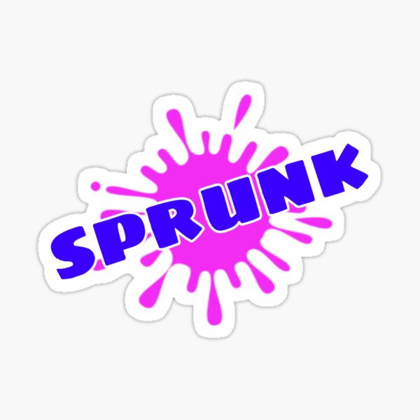 "Sprunk blue and pink" Sticker for Sale by raji0 | Redbubble