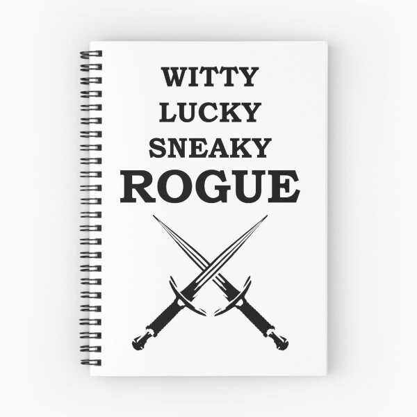 Item preview, WITTY LUCKY SNEAKY ROGUE RPG Meme 5E Class designed and sold by geekydesigner.