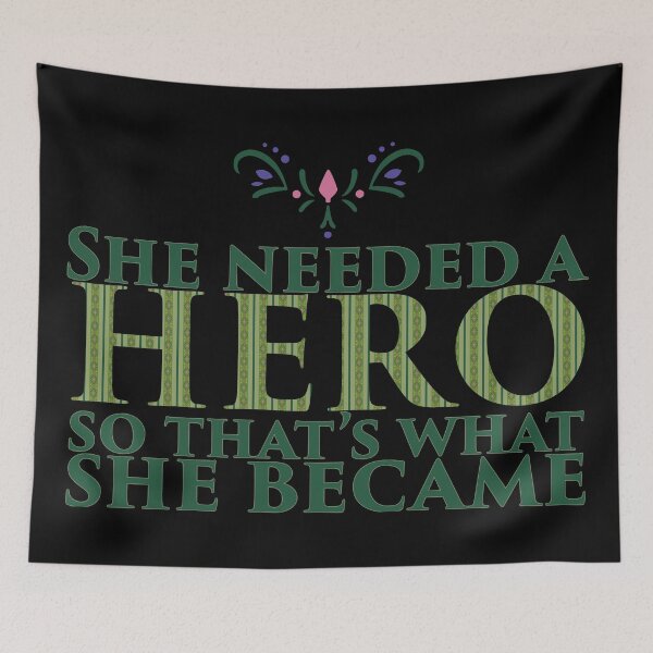 Item preview, She Needed a Hero (Ice Princess Version) designed and sold by fashionsforfans.