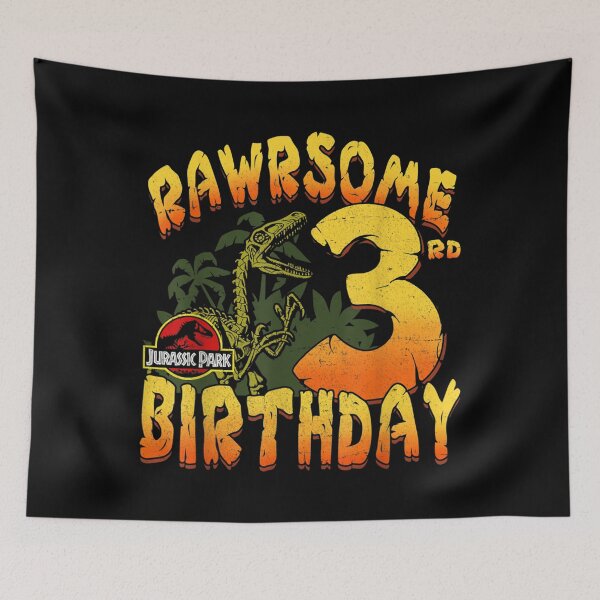 Item preview, Rawrsome 3rd Birthday designed and sold by TarynAbbott.