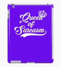 Queen of Sarcasm iPad Case/Skin