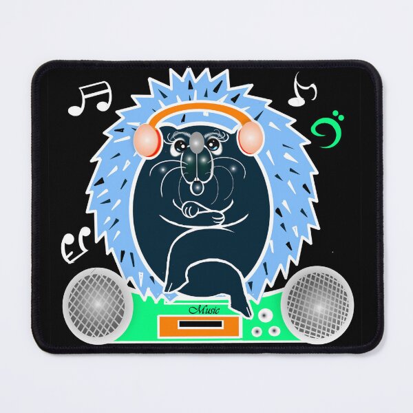Item preview, Hedgehog(invert colors ) - Listen to the music  designed and sold by Shirley cute art .