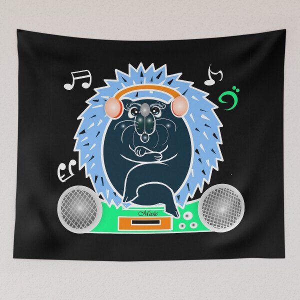 Item preview, Hedgehog(invert colors ) - Listen to the music  designed and sold by Shirley cute art .