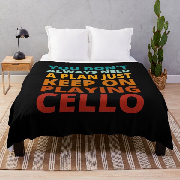 Item preview, You Don't Always Need a Plan Just Keep on Playing Cello designed and sold by Crafty-Mornings.