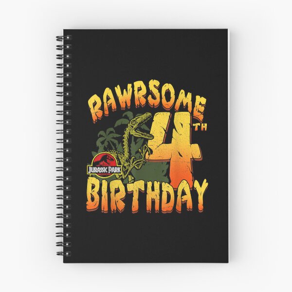 Item preview, Rawrsome 4th Birthday designed and sold by TarynAbbott.