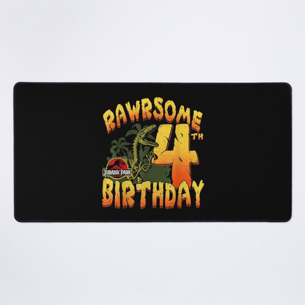 Item preview, Rawrsome 4th Birthday designed and sold by TarynAbbott.