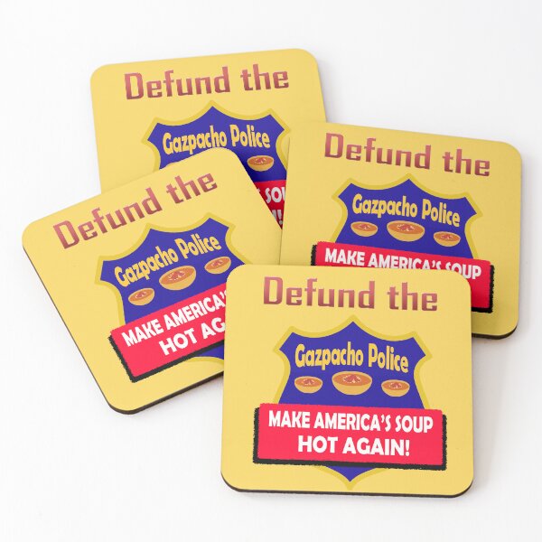 Item preview, Defund the Gazpacho Police 2 designed and sold by Karen Simon.