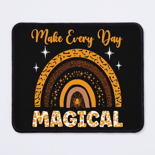 Item preview, Make Every Day Magical Aesthetic Halloween Rainbow - Orange designed and sold by PearlMoonGrapes.