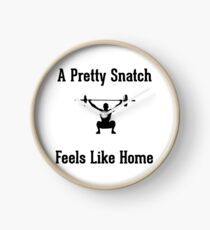 A Pretty Snatch Feels Like Home - Olympic Weightlifting Clock