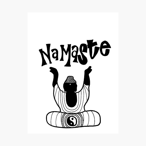 Artikelvorschau, "Namaste" Buddha entworfen und verkauft von alexavec.