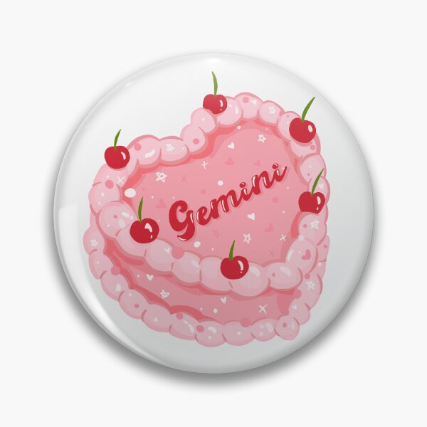Item preview, gemini cake designed and sold by Glossypop.