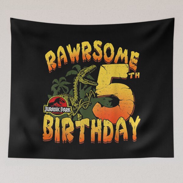 Item preview, Rawrsome 5th Birthday designed and sold by TarynAbbott.