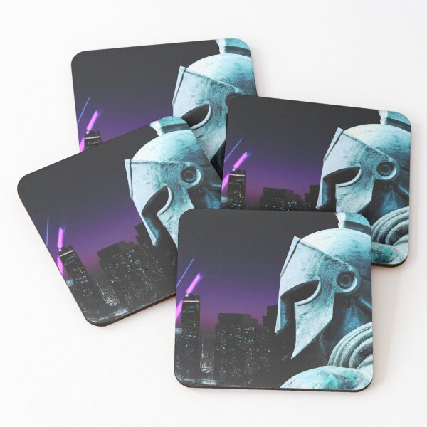 Item preview, DALL·E 2022-08-11 17.42.52 -  Marble Spartan statue in front of synthwave skyline-Enhanced.JPG designed and sold by Nate Ober.