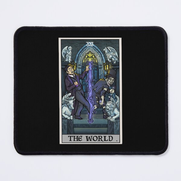 Item preview, The World Tarot Card Dr Jekyll and Mr Hyde Halloween Gothic Gift designed and sold by TheGhoulishGarb.