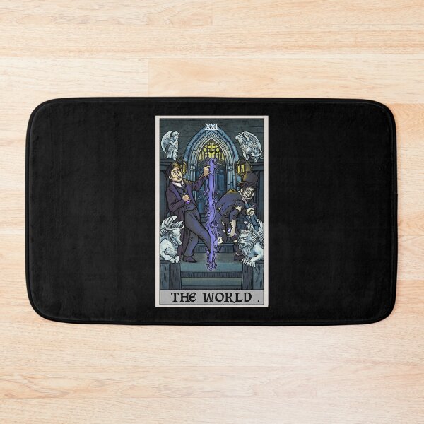 Item preview, The World Tarot Card Dr Jekyll and Mr Hyde Halloween Gothic Gift designed and sold by TheGhoulishGarb.
