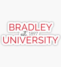 Bradley University est. 1897 Sticker