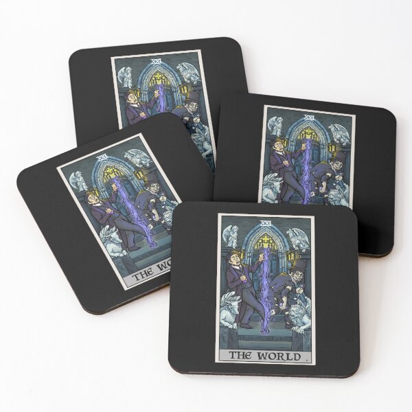 Item preview, The World Tarot Card Dr Jekyll and Mr Hyde Halloween Gothic Gift designed and sold by TheGhoulishGarb.