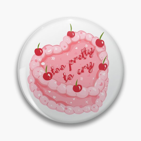 Item preview, too pretty to cry cake designed and sold by Glossypop.