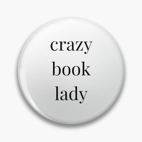 Item preview, crazy book lady designed and sold by venomouspixie.