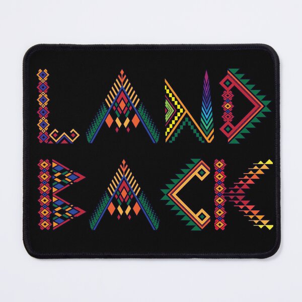 Item preview, Landback in Colourful Geometric Pattern - Native America American Heritage Month designed and sold by LoveSeasonz.