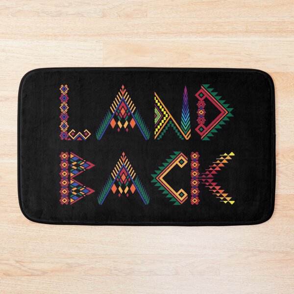 Item preview, Landback in Colourful Geometric Pattern - Native America American Heritage Month designed and sold by LoveSeasonz.