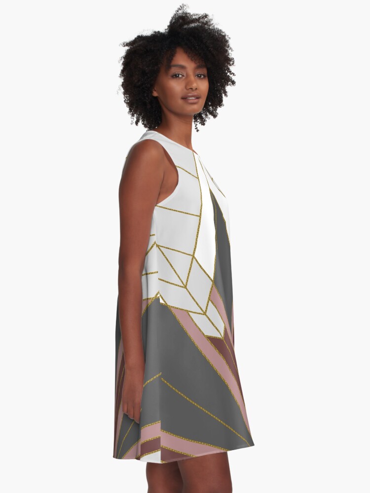 Alternate view of ART DECO G1 A-Line Dress