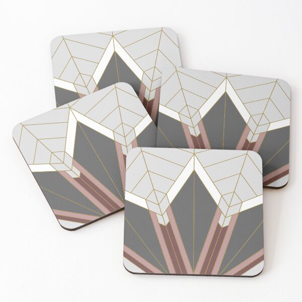 ART DECO G1 Coasters (Set of 4)